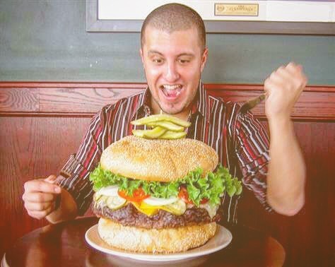 TEN POUND BURGER CONTESTANT